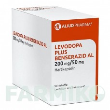 ЛЕВОДОПА (LEVODOPA) 200 мг/50 мг капсулы 100 шт - Леводопа, Бенсеразид ALIUD PHARMA