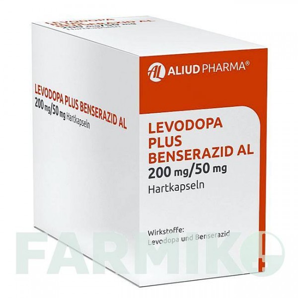 ЛЕВОДОПА (LEVODOPA) 200 мг/50 мг капсулы 100 шт - Леводопа, Бенсеразид ALIUD PHARMA
