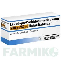 ЛЕВОДОПА (LEVODOPA) 200 мг/50 мг таблетки 100 шт - Леводопа, Карбидопа RATIOPHARM