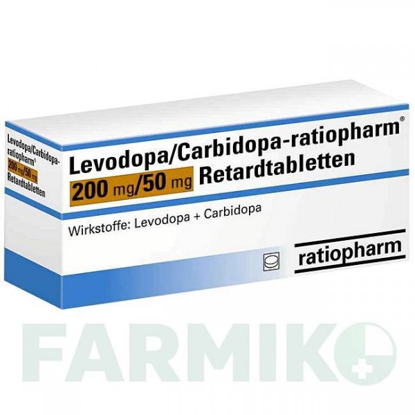 ЛЕВОДОПА (LEVODOPA) 200 мг/50 мг таблетки 100 шт - Леводопа, Карбідопа RATIOPHARM