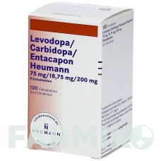 ЛЕВОДОПА (LEVODOPA) 75/18,75/200 таблетки 30 шт - Леводопа, Карбидопа, Энтакапон HEUMANN PHARMA