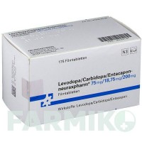 ЛЕВОДОПА (LEVODOPA) 75/18,75/200 таблетки 175 шт - Леводопа, Карбидопа, Энтакапон NEURAXPHARM