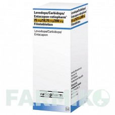 ЛЕВОДОПА (LEVODOPA) 75/18,75/200 таблетки 100 шт - Леводопа, Карбідопа, Ентакапон RATIOPHARM