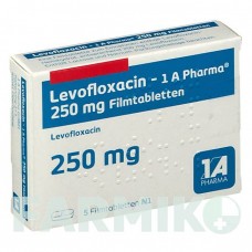 ЛЕВОФЛОКСАЦИН (LEVOFLOXACIN) 250 мг таблетки 5 шт - Левофлоксацин 1 A PHARMA