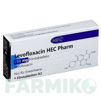 ЛЕВОФЛОКСАЦИН (LEVOFLOXACIN) 250 мг таблетки 6 шт - Левофлоксацин HEC PHARM