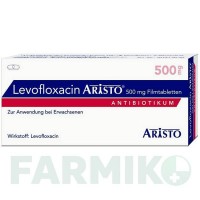 ЛЕВОФЛОКСАЦИН (LEVOFLOXACIN) 500 мг таблетки 7 шт - Левофлоксацин ARISTO PHARMA