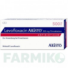 ЛЕВОФЛОКСАЦИН (LEVOFLOXACIN) 500 мг таблетки 7 шт - Левофлоксацин ARISTO PHARMA