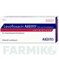 ЛЕВОФЛОКСАЦИН (LEVOFLOXACIN) 500 мг таблетки 5 шт - Левофлоксацин ARISTO PHARMA