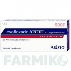 ЛЕВОФЛОКСАЦИН (LEVOFLOXACIN) 500 мг таблетки 5 шт - Левофлоксацин ARISTO PHARMA