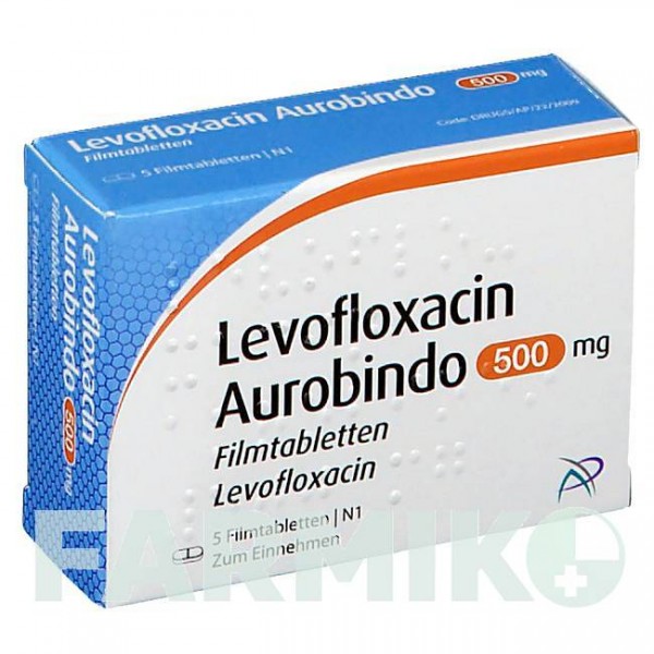ЛЕВОФЛОКСАЦИН (LEVOFLOXACIN) 500 мг таблетки 5 шт - Левофлоксацин PUREN PHARMA