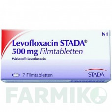 ЛЕВОФЛОКСАЦИН (LEVOFLOXACIN) 500 мг таблетки 7 шт - Левофлоксацин STADAPHARM