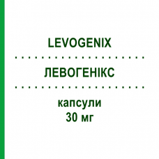 ЛЕВОГЕНИКС (LEVOGENIX) 30 мг капсулы 28 шт - Лансопразол GENETIC