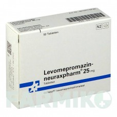 ЛЕВОМЕПРОМАЗИН (LEVOMEPROMAZIN) 25 мг таблетки 50 шт - Левомепромазин NEURAXPHARM