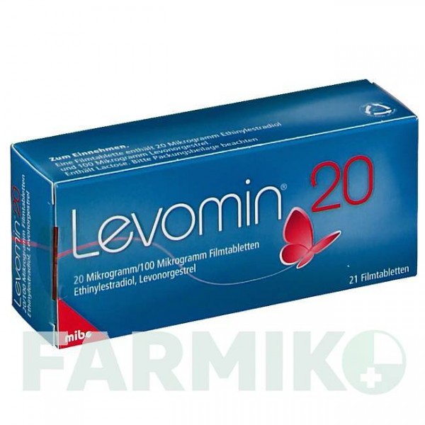 ЛЕВОМИН (LEVOMIN) 20 мкг/100 мкг таблетки 21 шт - Левоноргестрел, Этинилэстрадиол MIBE