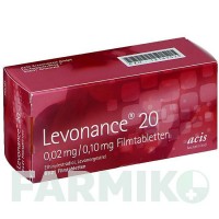 ЛЕВОНАНС (LEVONANCE) 0,02 мг/0,10 мг таблетки 6x21 шт - Левоноргестрел, Этинилэстрадиол ACIS