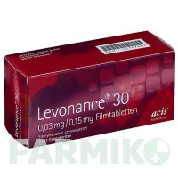 ЛЕВОНАНС (LEVONANCE) 0,03 мг/0,15 мг таблетки 6x21 шт - Левоноргестрел, Етинілестрадіол ACIS