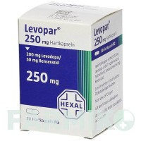 ЛЕВОПАР (LEVOPAR) 250 мг капсули 50 шт - Леводопа, Бенсеразид HEXAL