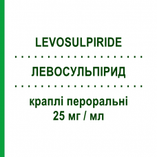 ЛЕВОСУЛЬПИРИД (LEVOSULPIRIDE) 25 мг/мл капли оральные 20 мл - Левосульпирид EPIFARMA