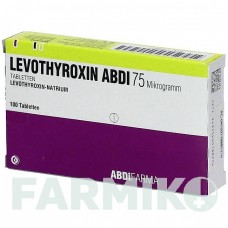 ЛЕВОТИРОКСИН (LEVOTHYROXIN) 75 мкг таблетки 50 шт - Левотироксин ABDI FARMA