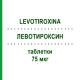 ЛЕВОТИРОКСИН (LEVOTIROXINA) 75 мкг таблетки 50 шт - Левотироксин TEVA