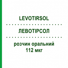 ЛЕВОТИРСОЛ (LEVOTIRSOL) 112 мкг раствор оральный 30 шт 1 мл - Левотироксин IBSA FARMACEUTICI