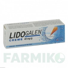 ЛИДОГАЛЕН (LIDOGALEN) 40 мг/г крем 5 г - Лидокаин GALENPHARMA