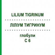 ЛИЛИУМ ТИГРИНУМ (LILIUM TIGRINUM) C 6 глобули 10 г - Гомеопатия DHU