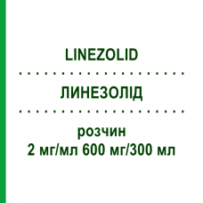 ЛИНЕЗОЛИД (LINEZOLID) 2 мг/мл 600 мг/300 мл раствор 10 шт - Линезолид EVER PHARMA