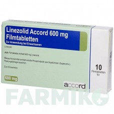 ЛИНЕЗОЛІД (LINEZOLID) 600 мг таблетки 10 шт - Лінезолід ACCORD HEALTHCARE