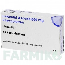 ЛИНЕЗОЛИД (LINEZOLID) 600 мг таблетки 10 шт - Линезолид ASCEND