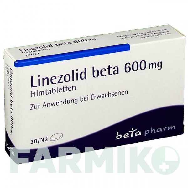 ЛИНЕЗОЛІД (LINEZOLID) 600 мг таблетки 10 шт - Лінезолід BETAPHARM