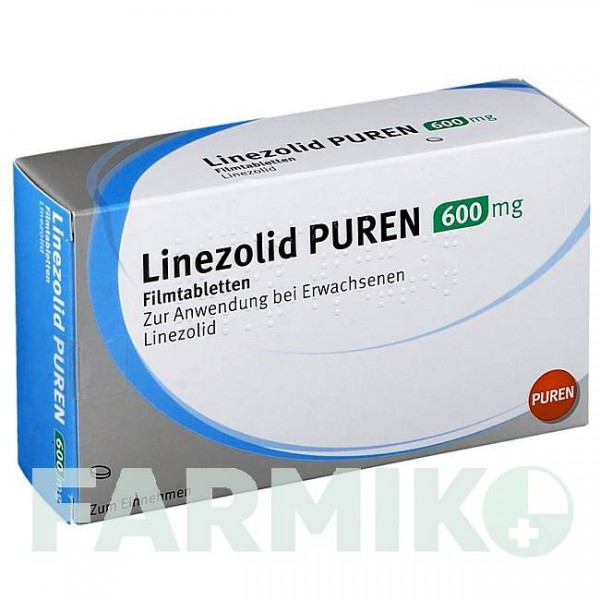 ЛИНЕЗОЛІД (LINEZOLID) 600 мг таблетки 10 шт - Лінезолід PUREN PHARMA