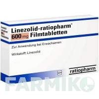 ЛИНЕЗОЛИД (LINEZOLID) 600 мг таблетки 30 шт - Линезолид RATIOPHARM