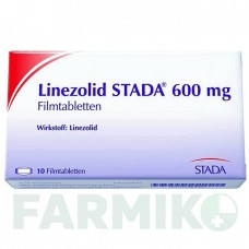 ЛИНЕЗОЛІД (LINEZOLID) 600 мг таблетки 10 шт - Лінезолід STADAPHARM