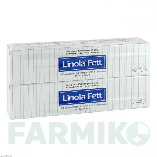 ЛИНОЛА (LINOLA) крем 2x250 г - Базисные вещества DR.AUGUST WOLFF