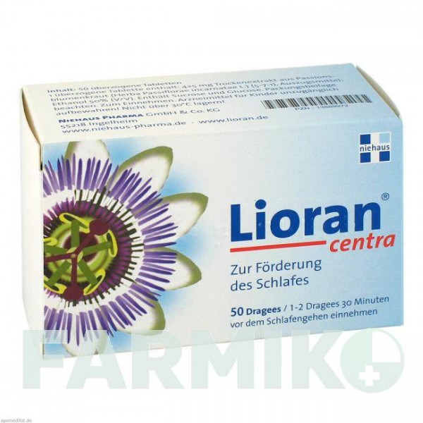 ЛІОРАН (LIORAN) таблетки 50 шт - Пасифлора трава NIEHAUS PHARMA