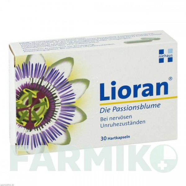 ЛІОРАН (LIORAN) капсули 30 шт - Пасифлора трава NIEHAUS PHARMA