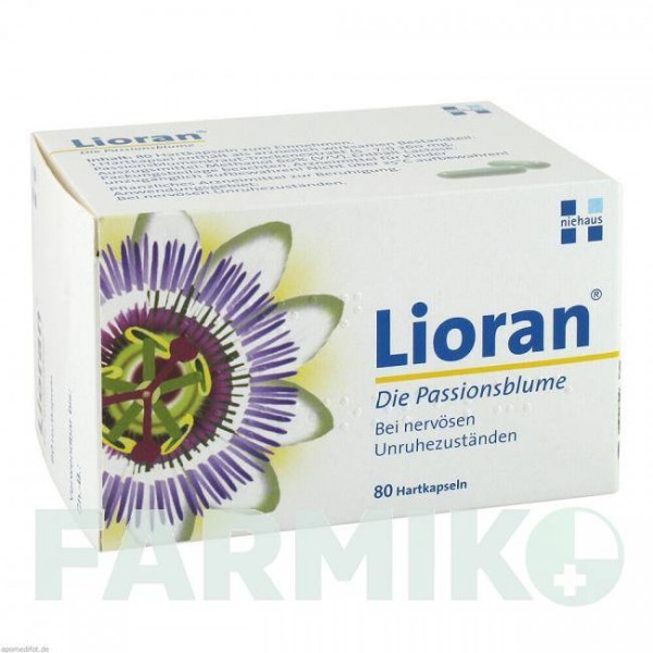 ЛІОРАН (LIORAN) капсули 80 шт - Пасифлора трава NIEHAUS PHARMA