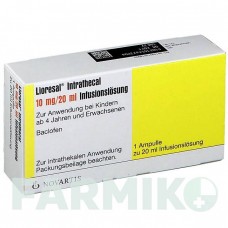 ЛИОРЕЗАЛ (LIORESAL) 10 мг раствор 20 мл - Баклофен NOVARTIS