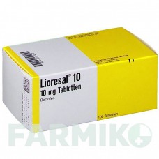ЛИОРЕЗАЛ (LIORESAL) 10 таблетки 20 шт - Баклофен NOVARTIS