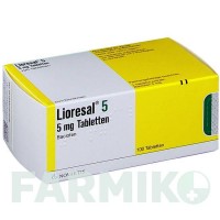 ЛИОРЕЗАЛ (LIORESAL) 5 таблетки 100 шт - Баклофен NOVARTIS