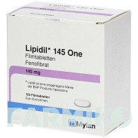 ЛИПИДИЛ (LIPIDIL) 145 таблетки 100 шт - Фенофибрат KOHLPHARMA