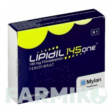 ЛІПІДИЛ (LIPIDIL) 145 мг таблетки 30 шт - Фенофібрат VIATRIS