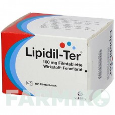 ЛИПИДИЛ ТЕР (LIPIDIL TER) 160 мг таблетки 100 шт - Фенофибрат VIATRIS