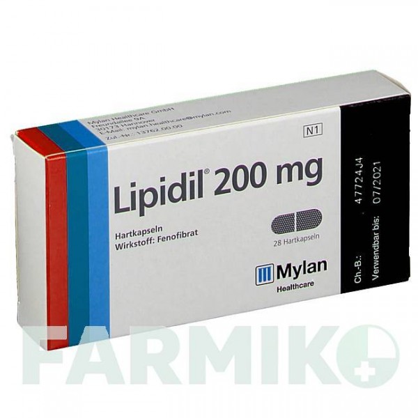 ЛІПІДИЛ (LIPIDIL) капсули 28 шт - Фенофібрат VIATRIS