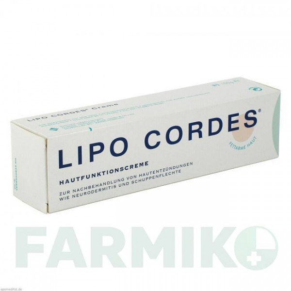 ЛІПО КОРДЕС (LIPO CORDES) крем 100 г - Декспантенол, Інше ICHTHYOL-GESELLSCHAFT CORDES