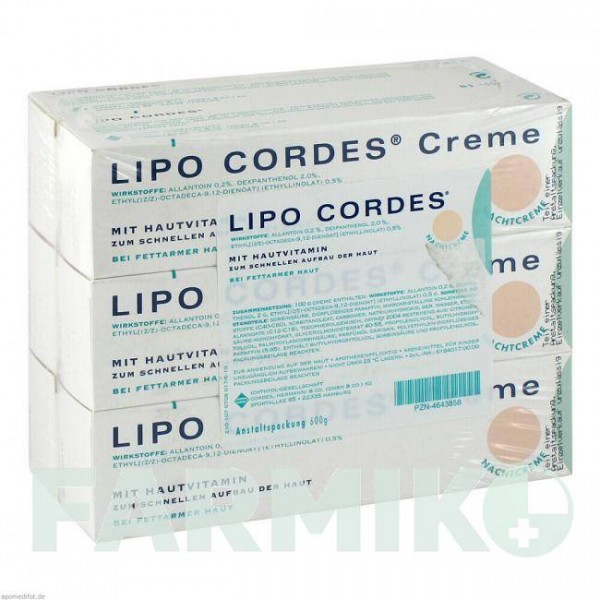 ЛІПО КОРДЕС (LIPO CORDES) крем 600 г - Декспантенол, Інше ICHTHYOL-GESELLSCHAFT CORDES