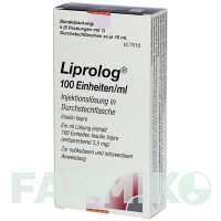 ЛІПРОЛОГ (LIPROLOG) 100 ОД/мл розчин 5x10 мл - Інсулін лізпро BERLIN-CHEMIE