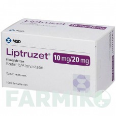 ЛИПТРУЗЕТ (LIPTRUZET) 10 мг/20 мг таблетки 100 шт - Аторвастатин, Эзетимиб ORIFARM