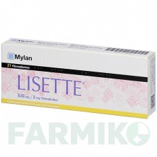 ЛІЗЕТТ (LISETTE) 0,03 мг/2 мг таблетки 21 шт - Хлормадинон, Етинілестрадіол VIATRIS